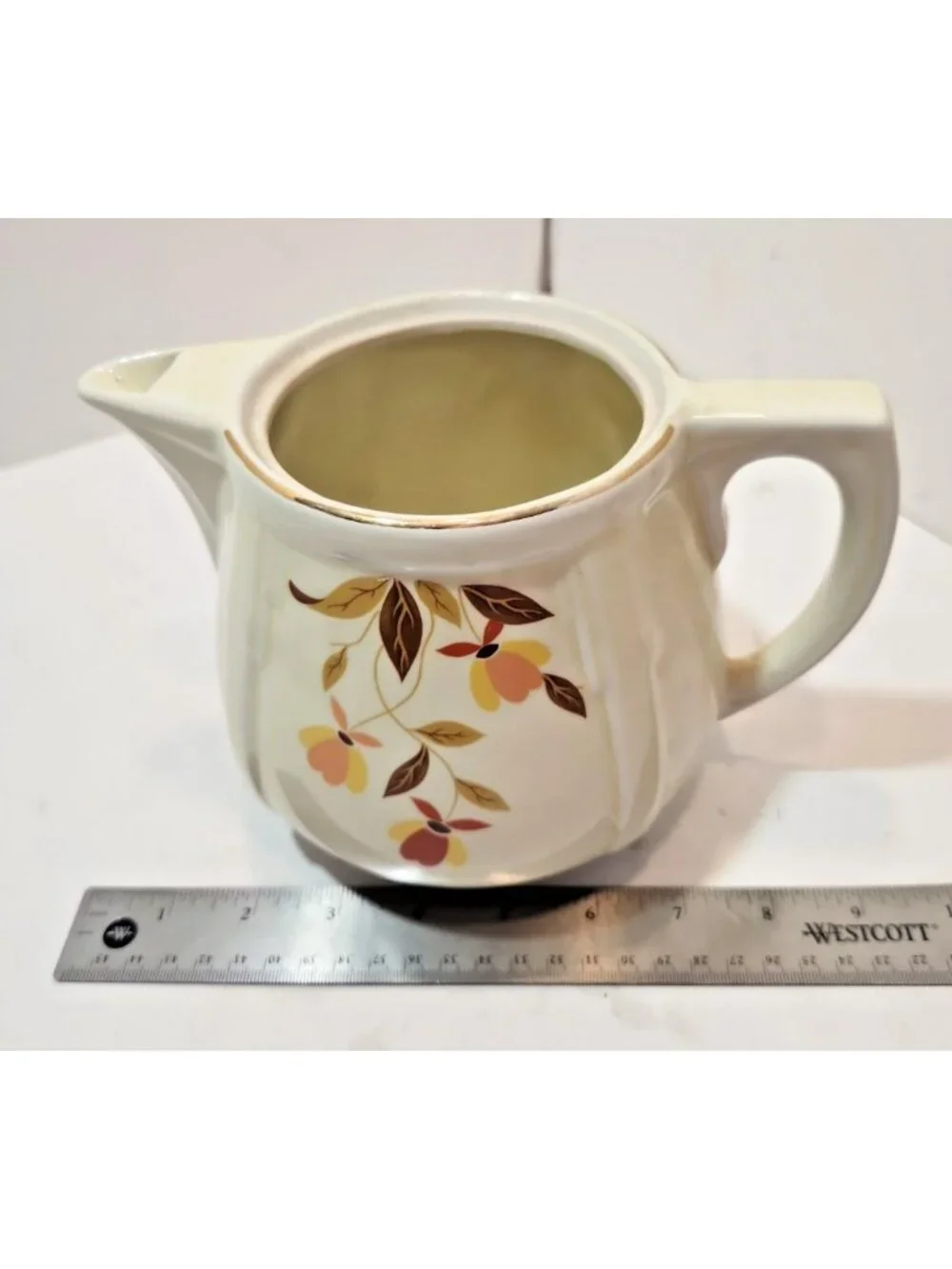 Vtg  Hall's Autumn Leaf  Small Coffee Pot No Lid Mary Dunbar